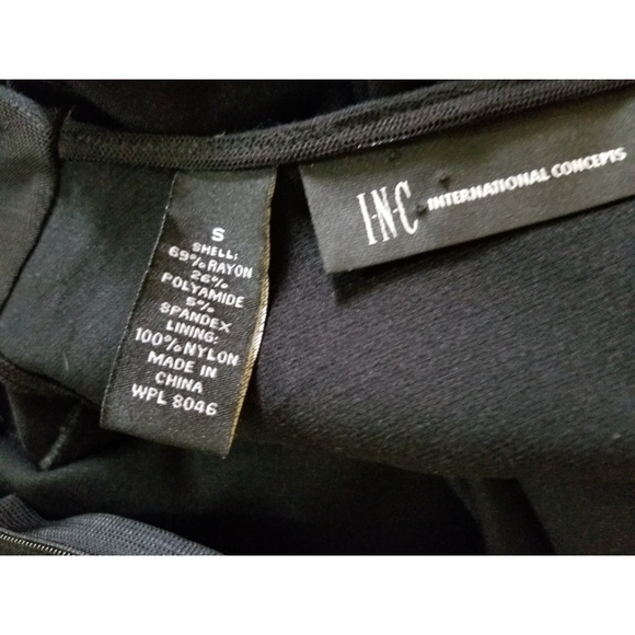 INC International Concepts S Black Dress - Picture 6 of 6